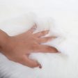 Luxury Super Soft Faux Sheepskin Fur Red Area Rugs for Bedside Floor Mat Plush Sofa Cover Seat Pad for Bedroom Online Sale