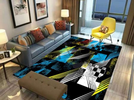 Grafity Style Cubism Fantasy Modern Luxury Non-Slip Stain Resistant Rug Carpet Online Hot Sale