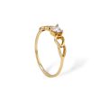 Yellow gold 18k hearts ring Sale