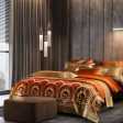 Luxury Gold Horse Embroidery Palace Style Bedding Set Cotton Cozy Cover Set Bed Sheet & Pillowcases Online Sale