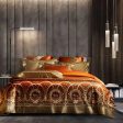 Luxury Gold Horse Embroidery Palace Style Bedding Set Cotton Cozy Cover Set Bed Sheet & Pillowcases Online Sale