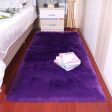 Luxury Super Soft Faux Sheepskin Fur Purple Area Rugs for Bedside Floor Mat Plush Sofa Cover Seat Pad for Bedroom Hot on Sale