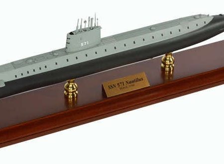 USS Nautilus Submarine SSN 571  Wood Model Assembled Online Hot Sale