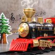 Classic Christmas Electric Train Toy Children s Railway Train with Steam and Sound Sale