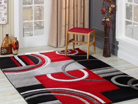 Nargis Modern Luxury Geometric Design Polyester Indoor Area Rug Carpet Sale