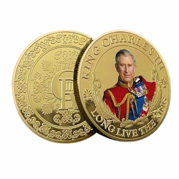 Legacy of King of United Kingdom Charles III Coronation Collectible Metal Commemorative Coin For Discount