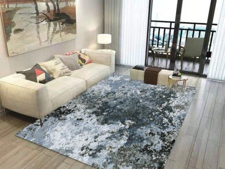 Grafity Style Gray Fantasy Modern Luxury Non-Slip Stain Resistant Rug Carpet Hot on Sale