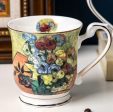 Top Grade Porcelain Coffee or Tea Cup Mug Gold Plated featuring Van Gogh s Classic Oil Paintings Discount