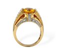 Yellow gold 14k solitaire ring-227910 For Cheap