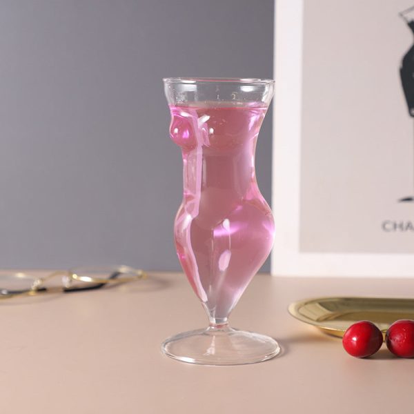 Miss Wine Glass Female-shaped Glasses for Beer,Whiskey,Wine, Cocktails,Glass for Party Home Bar Hot on Sale