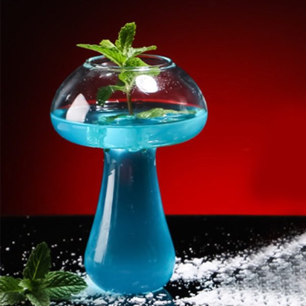 Mushroom Fun Glass for Martini, Cocktails, Beer ,Champagne Party and Home Bar Hot on Sale