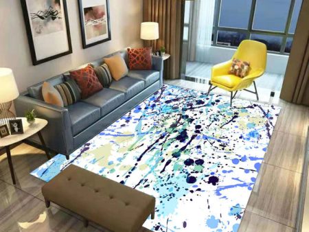 Grafity Style Spring Fantasy Modern Luxury Non-Slip Stain Resistant Rug Carpet For Sale