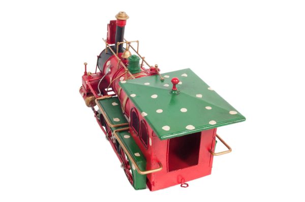 Christmass Train Handmade Metal Assembled For Sale