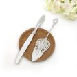 Beutiful Laxury Bride and Groom British Court Silver-Plated  Cake Knife and Cake Shovel Set Online