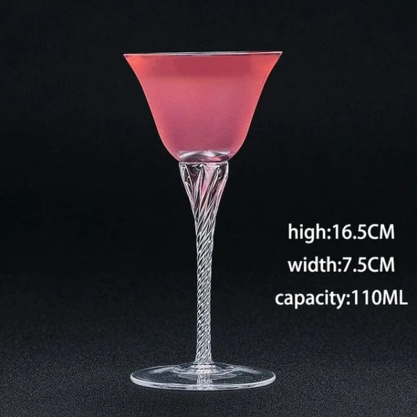 Twisted Rose Fun Glass for Martini, Cocktails,Party and Home Bar on Sale