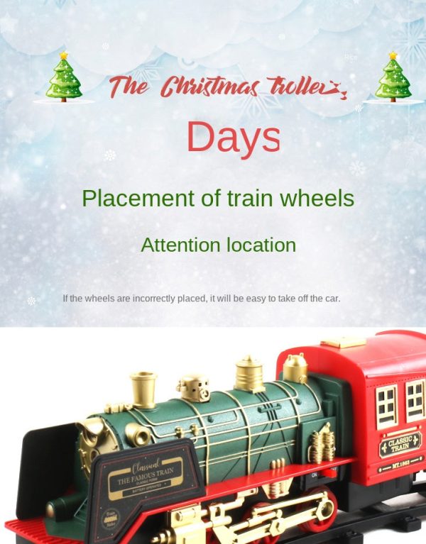 Classic Christmass Electric Train Toy Children s Railway Train with Remote Control, Steam and Sound on Sale