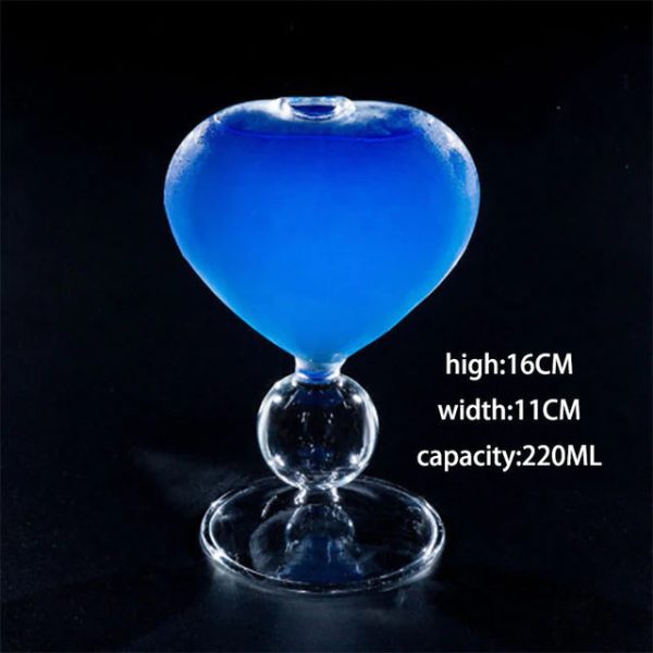 Hot Air Baloon Fun Glass for Champagne, Martini, Cocktails, Party and Home Bar Supply