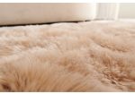 Luxury Super Soft Faux Sheepskin Fur Light Brown Area Rugs for Bedside Floor Mat Plush Sofa Cover Seat Pad for Bedroom Online Hot Sale