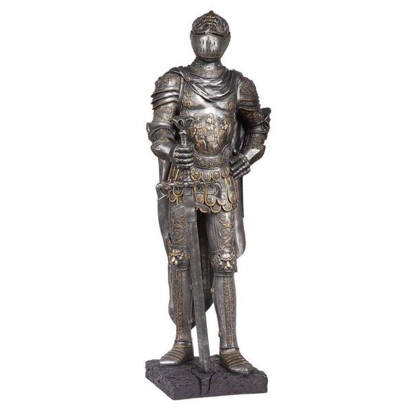 Medieval Italian Style Armor Suit Knight Sculpture with Sword Sale