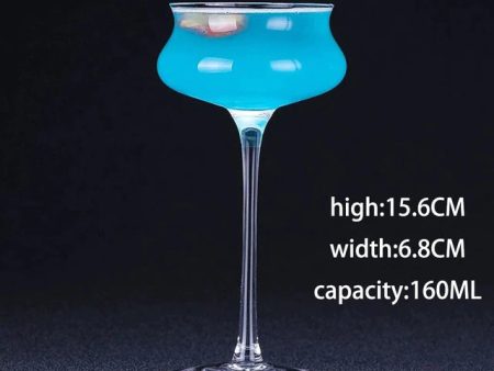 Blue Lagoona Fun Glass for Martini, Cocktails,Party and Home Bar Supply