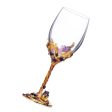 Elegant Custom Made Enamel Led Free Crystal Goblet Wine Glass Comes With Beutiful Gift Box on Sale