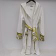 Luxury Velvet Robe With Hood and Gold Embroidery One Size Fits All Online Hot Sale