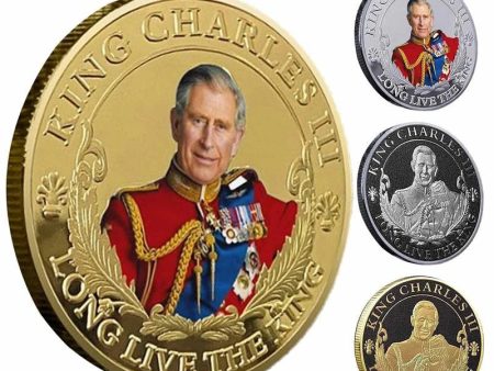 Legacy of King of United Kingdom Charles III Coronation Collectible Metal Commemorative Coin For Discount