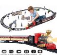 Classic Christmas Electric Train Toy Children s Railway Train with Steam and Sound Sale