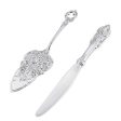 Beutiful Laxury Bride and Groom British Court Silver-Plated  Cake Knife and Cake Shovel Set Online