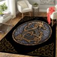 Viking Dragon Modern Luxury Non-Slip Stain Resistant Rug Carpet on Sale