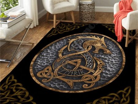 Viking Dragon Modern Luxury Non-Slip Stain Resistant Rug Carpet on Sale