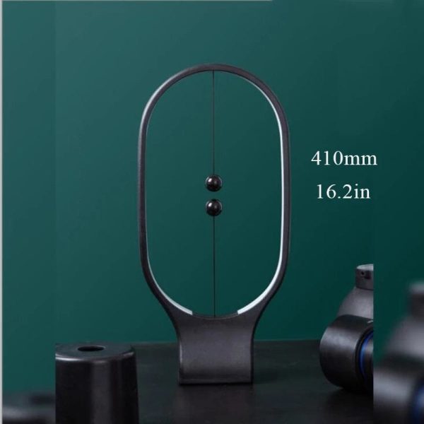 Unique Magnetic Design Clock Tabletop LED Lamp With Base Online