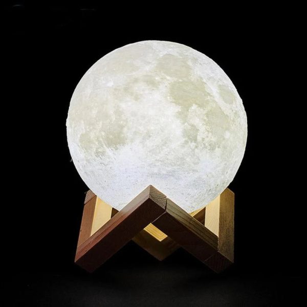 Moon Shape LED Rechargeable Sixteen Colors Table Lamp Supply