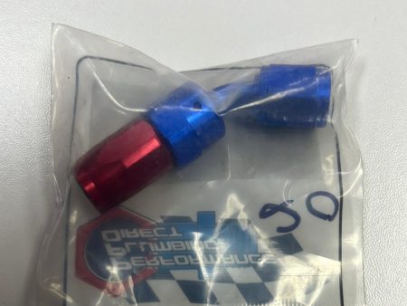 -04 45 hose end red blue pol For Sale