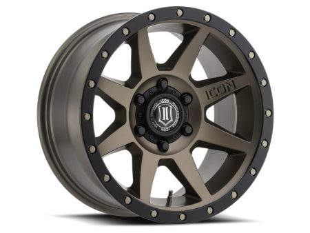 ICON Rebound 18x9 6x5.5 25mm Offset 6in BS 95.1mm Bore Bronze Wheel For Sale