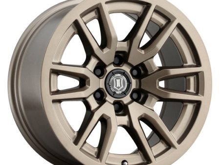 ICON Vector 6 17x8.5 6x5.5 25mm Offset 5.75in BS 95.1mm Bore Bronze Wheel Supply