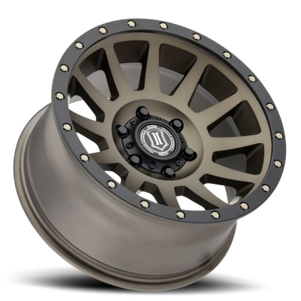 ICON Compression 17x8.5 6x5.5 25mm Offset 5.75in BS 95.1mm Bore Bronze Wheel For Discount