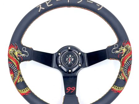 SPDZ1 The Dragon (Black) Steering Wheel Hot on Sale