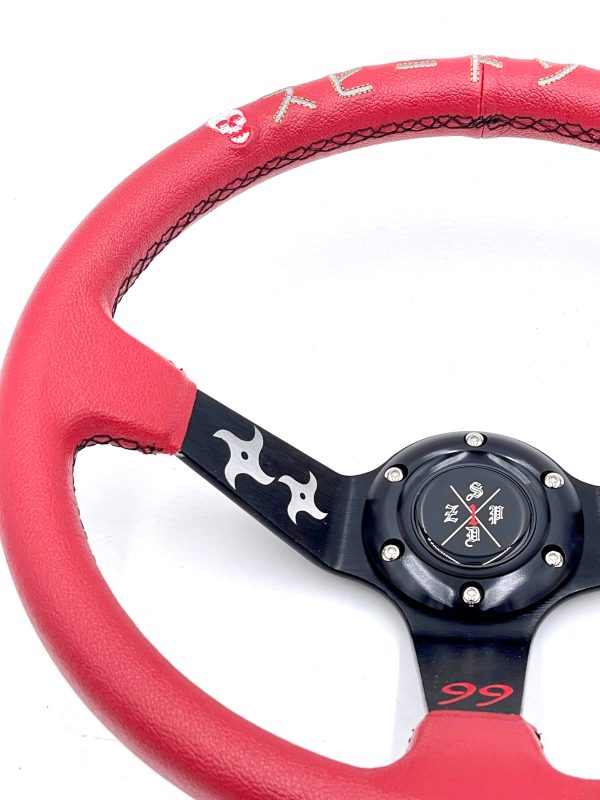 SPDZ1 The Ninja (Red) Steering Wheel For Cheap