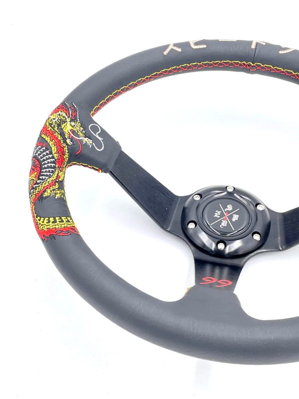 SPDZ1 The Dragon (Black) Steering Wheel Hot on Sale