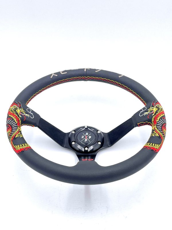 SPDZ1 The Dragon (Black) Steering Wheel Hot on Sale