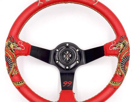 SPDZ1 The Dragon (Red) Steering Wheel Online now