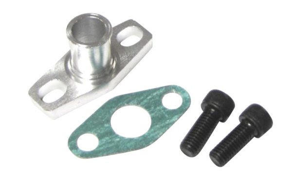 ISR Performance GT Oil Drain Flange Integrated 5 8 Male Neck (fits GT15-GT35 BB Turbos) Supply